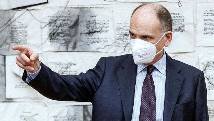 Il segretario del Pd, Enrico Letta