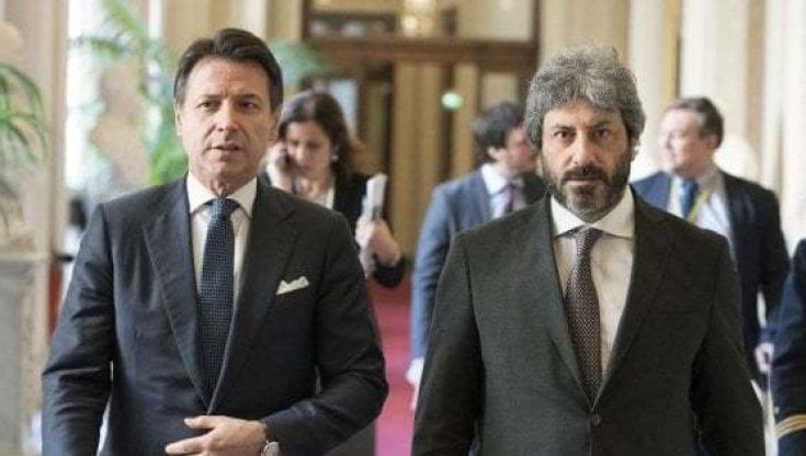 Giuseppe Conte e Roberto Fico