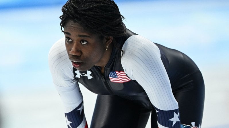 Erin Jackson, oro nero: "Ma il ghiaccio mi fa paura"
