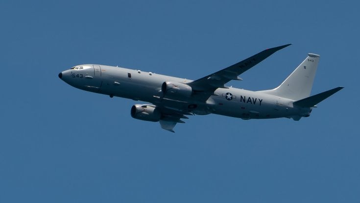 Un Boeing P-8 Poseidon, l'aereo americano coinvolto