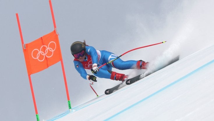 Sofia Goggia in azione