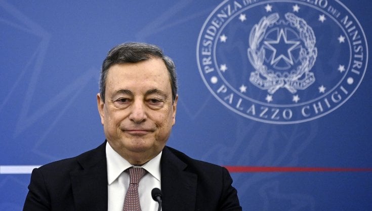 Il presidente del Consiglio Mario Draghi
