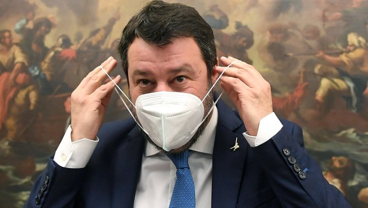 Il leader della Lega Matteo Salvini