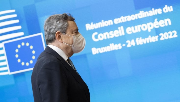 Mario Draghi a Bruxelles