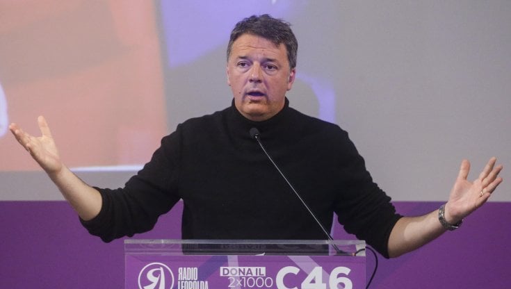 Matteo Renzi all'assemblea di Italia viva