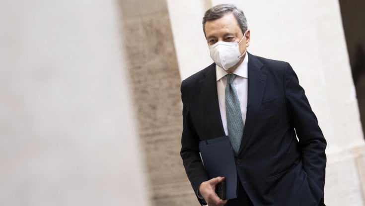 Il premier Mario Draghi