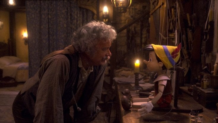 Il 'Pinocchio' diretto da Robert Zemeckis, con Tom Hanks in versione Geppetto, arriverà a settembre