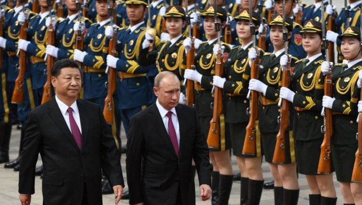 Il presidente cinese Xi Jinping e quello russo Vladimir Putin