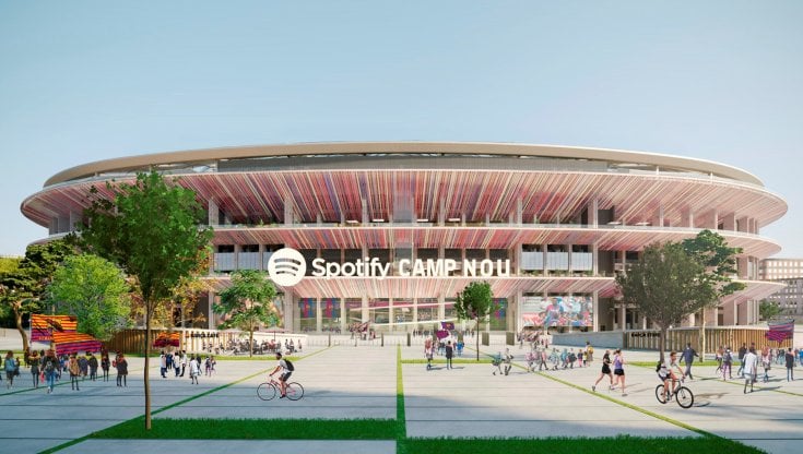 Barcellona, il Camp Nou diventa Spotify: i milioni (tanti) più forti della storia