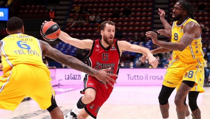 Eurolega: Maccabi-Milano 75-58, ma l'Olimpia è già ai play-off