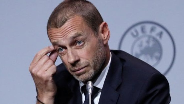 Il presidente dell'Uefa, Aleksander Ceferin