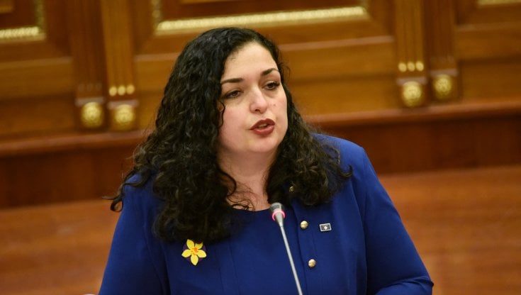 La presidente kosovara Vjosa Osmani