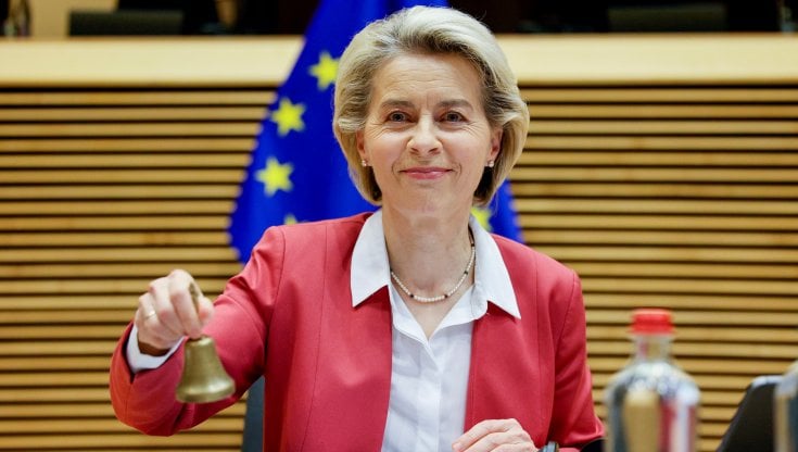 La presidente della Commissione europea Ursula von del Leyen