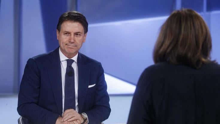 Il leader del M5S Giuseppe Conte