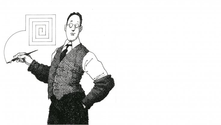 Illustrazione di John Alcorn tratta dal libro Evolution by design edito da Moleskine
