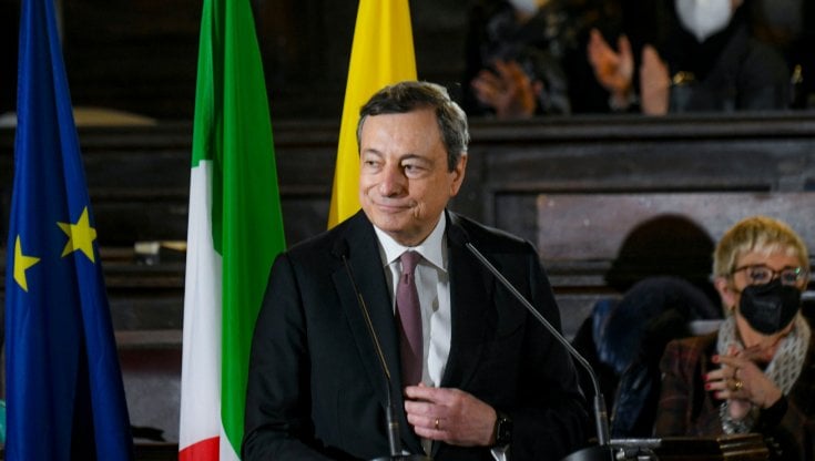 Il presidente del Consiglio Mario Draghi