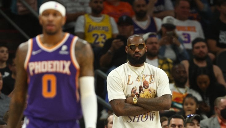 LeBron James in borghese