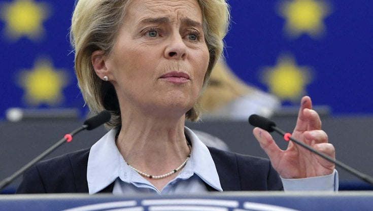 La presidente della Commissione Europea Ursula von der Leyen
