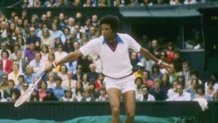 Arthur Ashe a Wimbledon