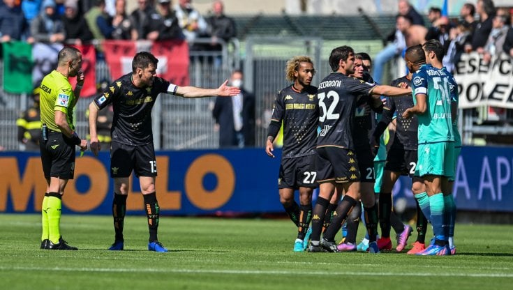 Una fase di Venezia-Udinese