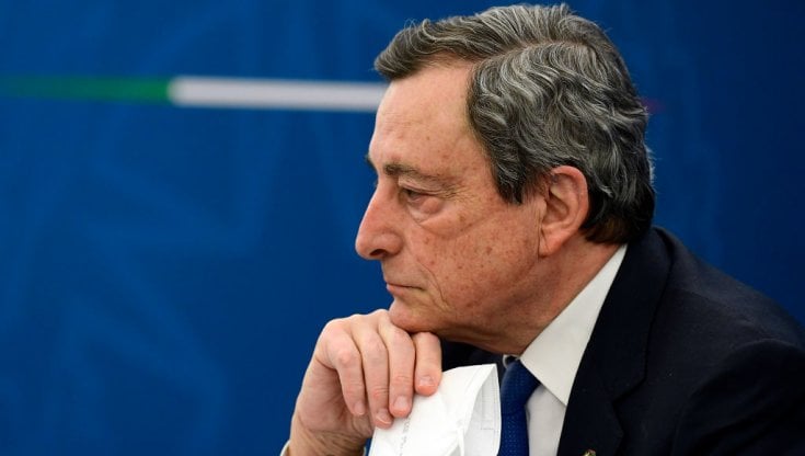 Il premier Mario Draghi