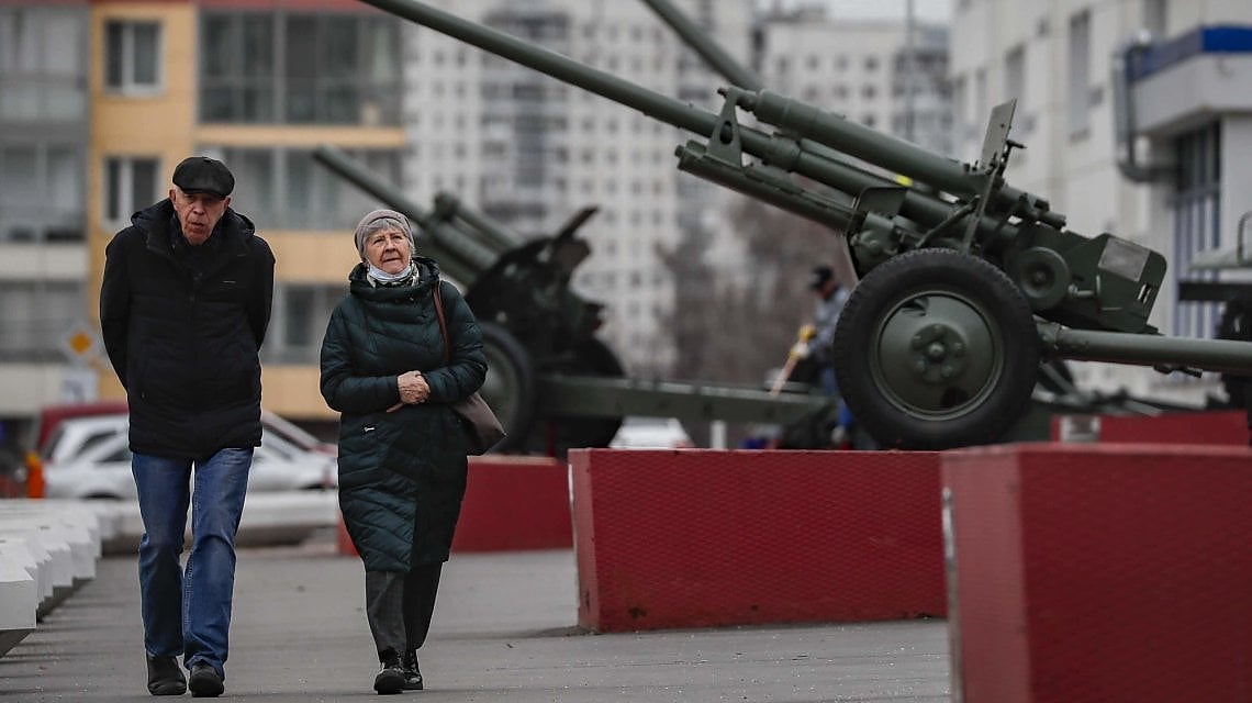 Mosca, 19 aprile (Foto EPA/YURI KOCHETKOV)