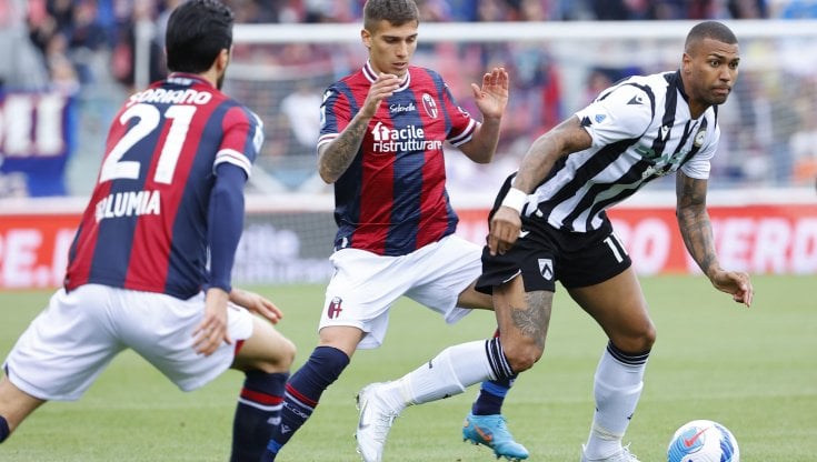 Bologna-Udinese 2-2:  gol e occasioni al Dall'Ara tra squadre senza pensieri
