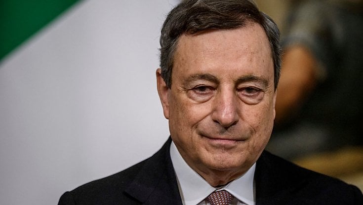 Il premier Mario Draghi