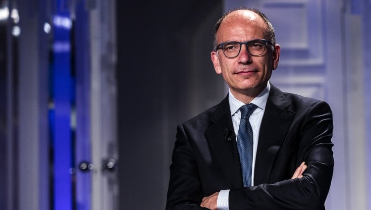 Il segretario del Pd, Enrico Letta