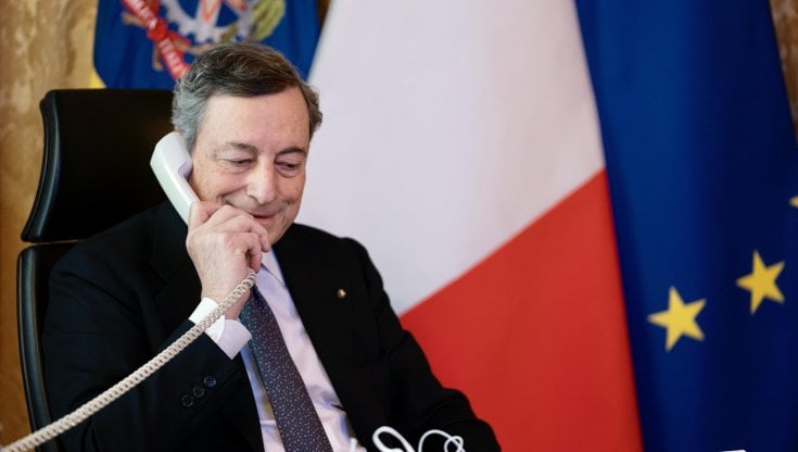 Il premier Mario Draghi