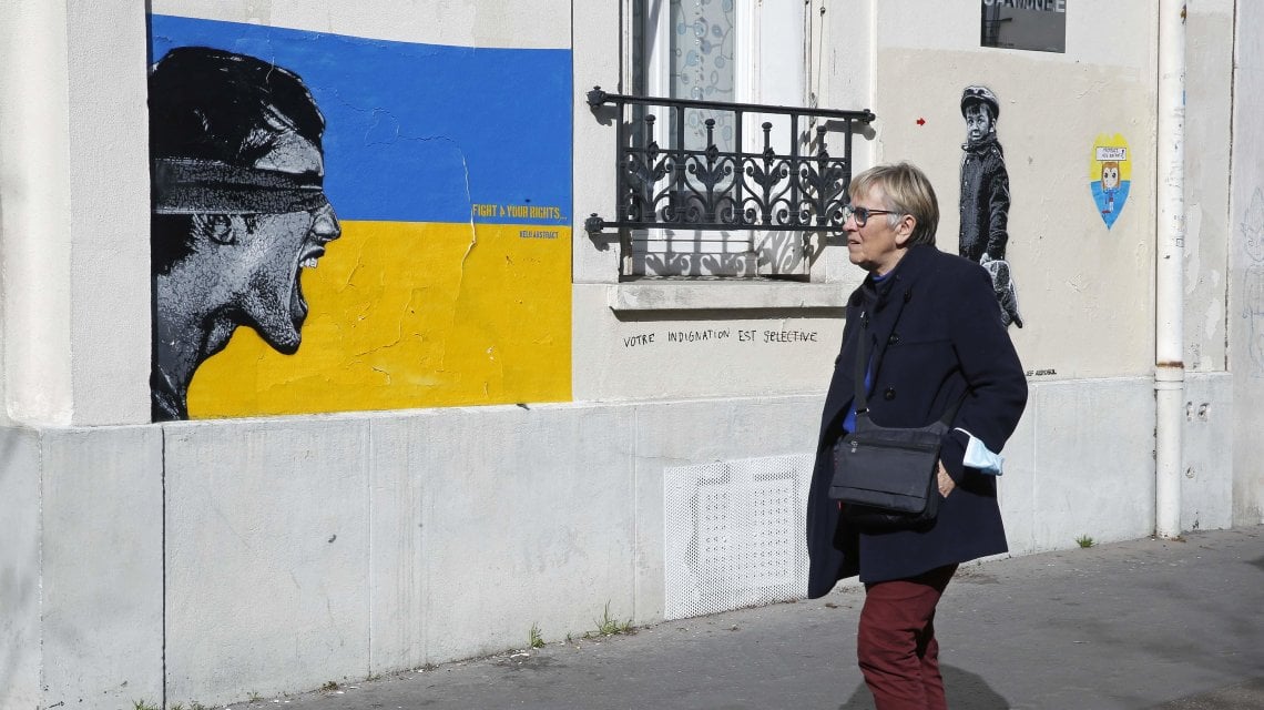 Parigi, Francia. Murale dell'artista di strada Eric Ze King. Foto di Chesnot/Getty Images&nbsp;