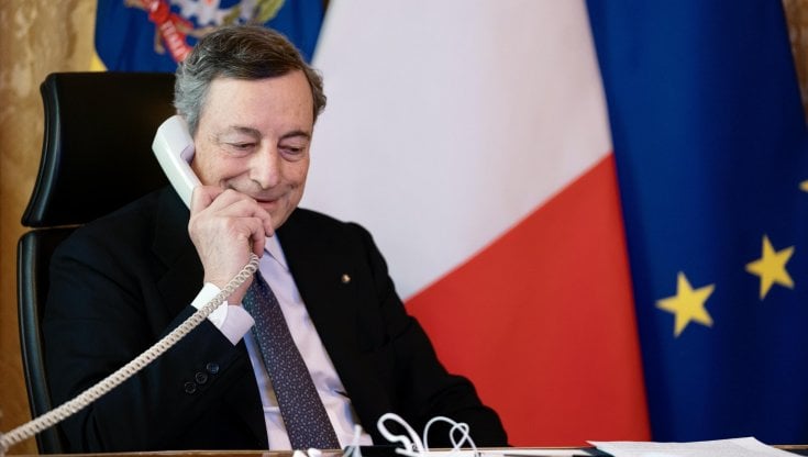 Il premier Mario Draghi