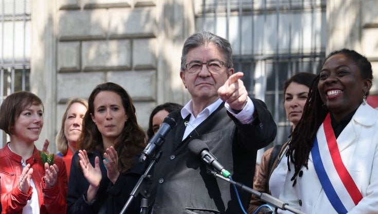 Jean-Luc Melenchon, leader del partito di sinistra&nbsp;La France Insoumise&nbsp;
