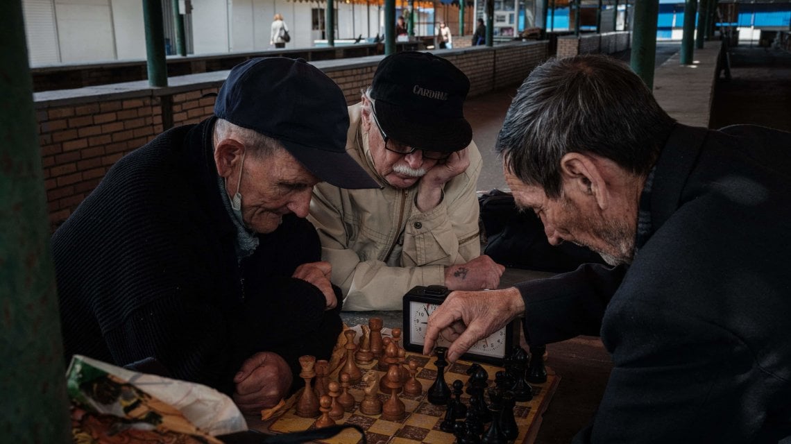 Sloviansk, Ucraina orientale. Foto di Yasuyoshi CHIBA / AFP