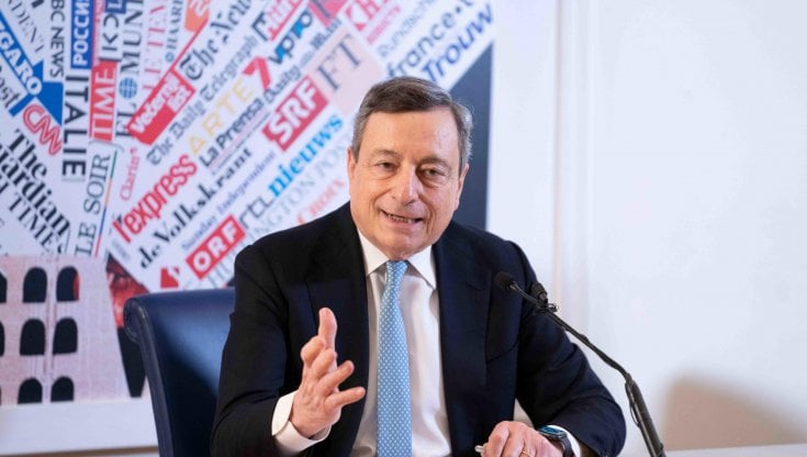 Il premier Draghi