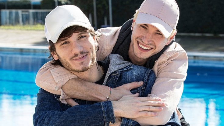 Manuel Bortuzzo e Giancarlo Commare, che lo interpreta nel film