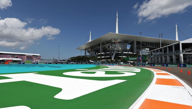 Una veduta generale del circuito di Miami
