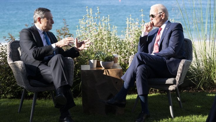 Mario Draghi e Joe Biden