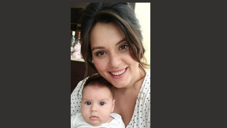 Federica Granai con suo figlio Davide Mancini