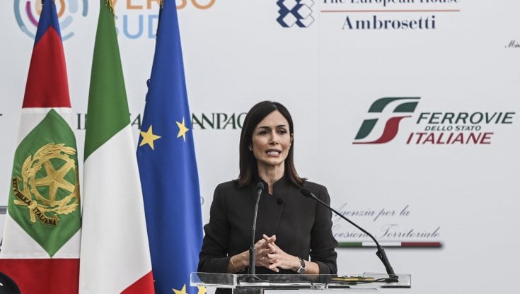 La ministra per il Sud e la coesione territoriale Mara Carfagna