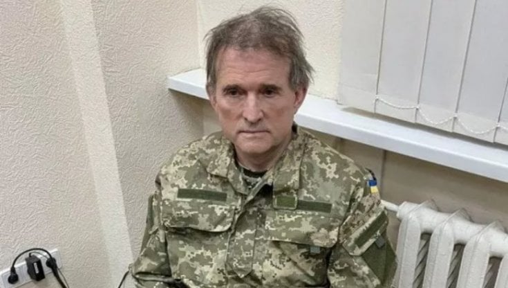 L'oligarca ucraino e filorusso Viktor Medvedchuk, arrestato ad aprile dai servizi segreti di Kiev