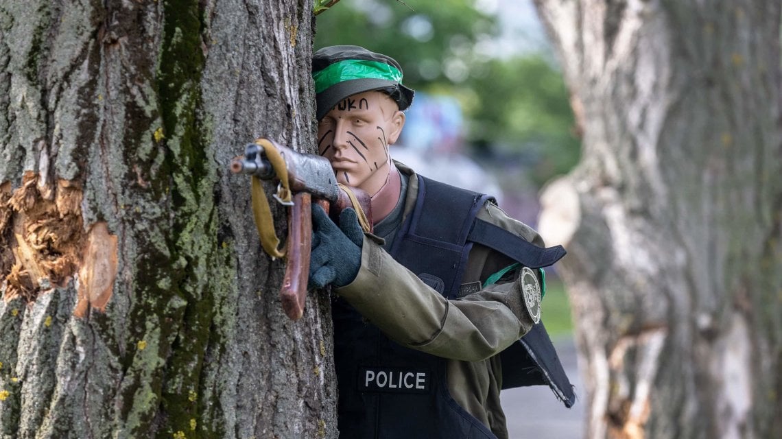 &nbsp;Kharkiv, Ucraina (Foto di John Moore/Getty Images)