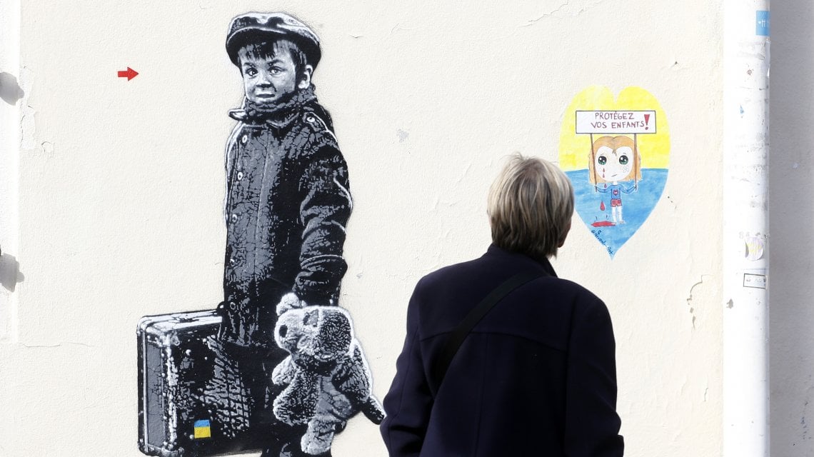 Parigi. Un murale dell'artista di strada francese Jeff Aerosol. Foto di Chesnot/Getty Images