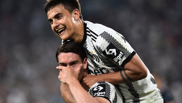Dusan Vlahovic e Paulo Dybala