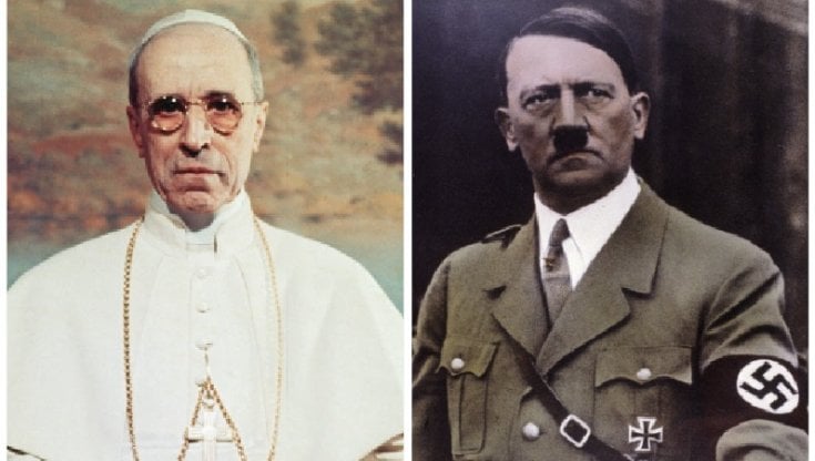 Papa Pio XII (Eugenio Pacelli, 1876-1958) e Adolf Hitler (1889-1945). Getty Images