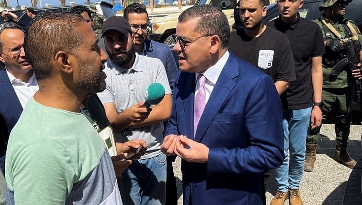 Il capo del governo di unit&agrave; nazionale libico&nbsp; Abdulhamid al-Dbeibah