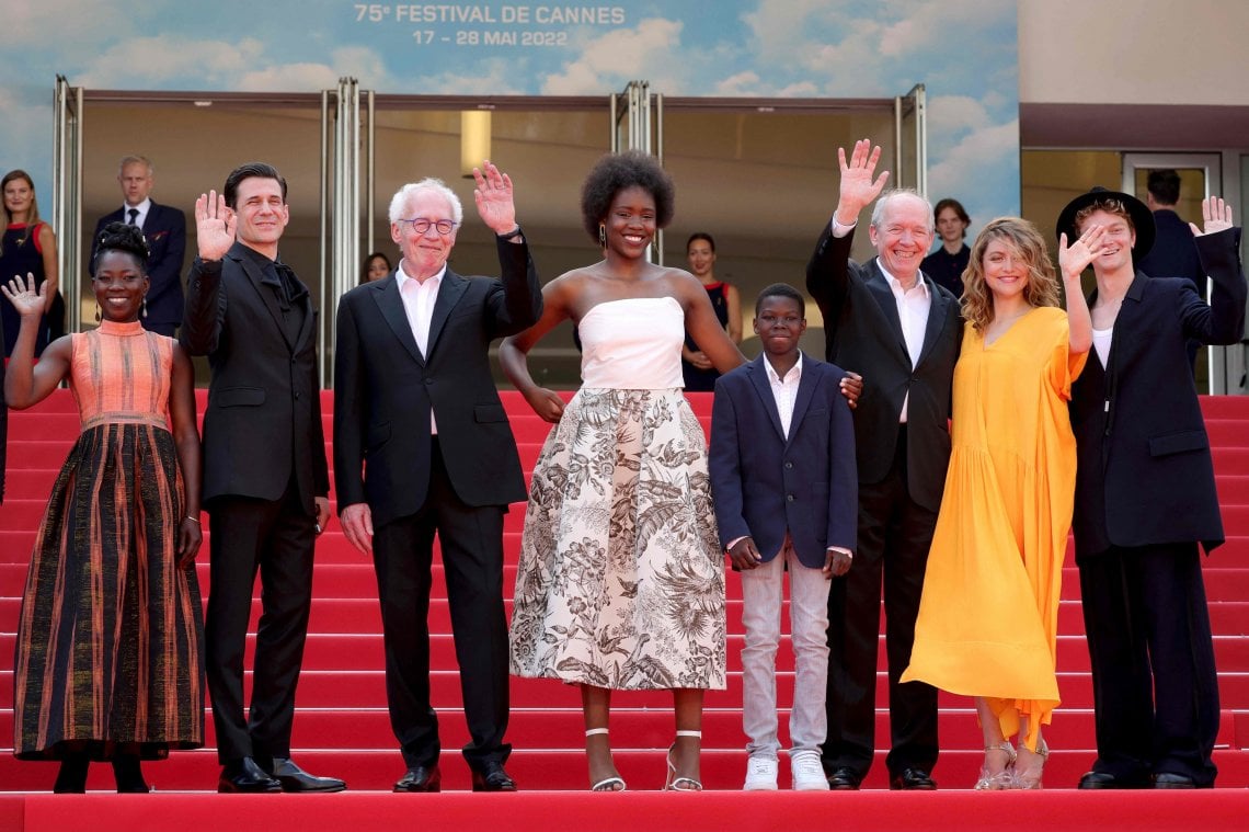 Il cast del film 'Tori e Lokita' sul tappeto rosso
