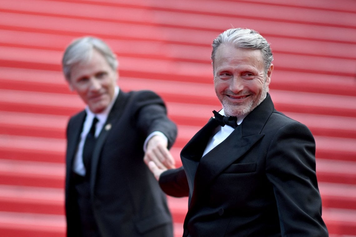 Con l'amico Viggo Mortensen