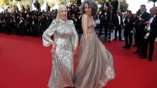 Helen Mirren e Andie MacDowell regine danzanti