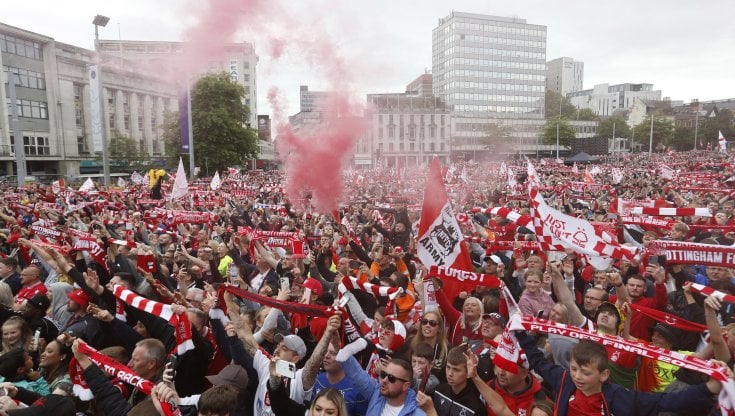 La festa della gente a Nottingham